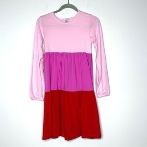 SALE 5/$25 📦 Hanna Andersson Colorblock Twirl Power Dress 12